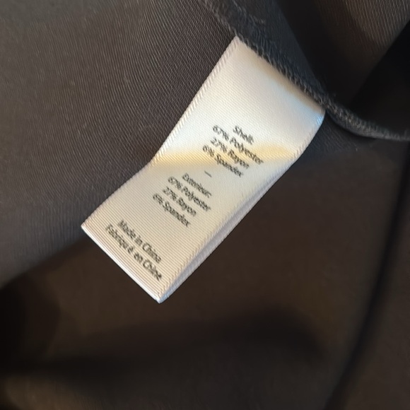 Likely High Neck Front Slit Form Fitting Black Dress 0102 - Picture 9 of 10